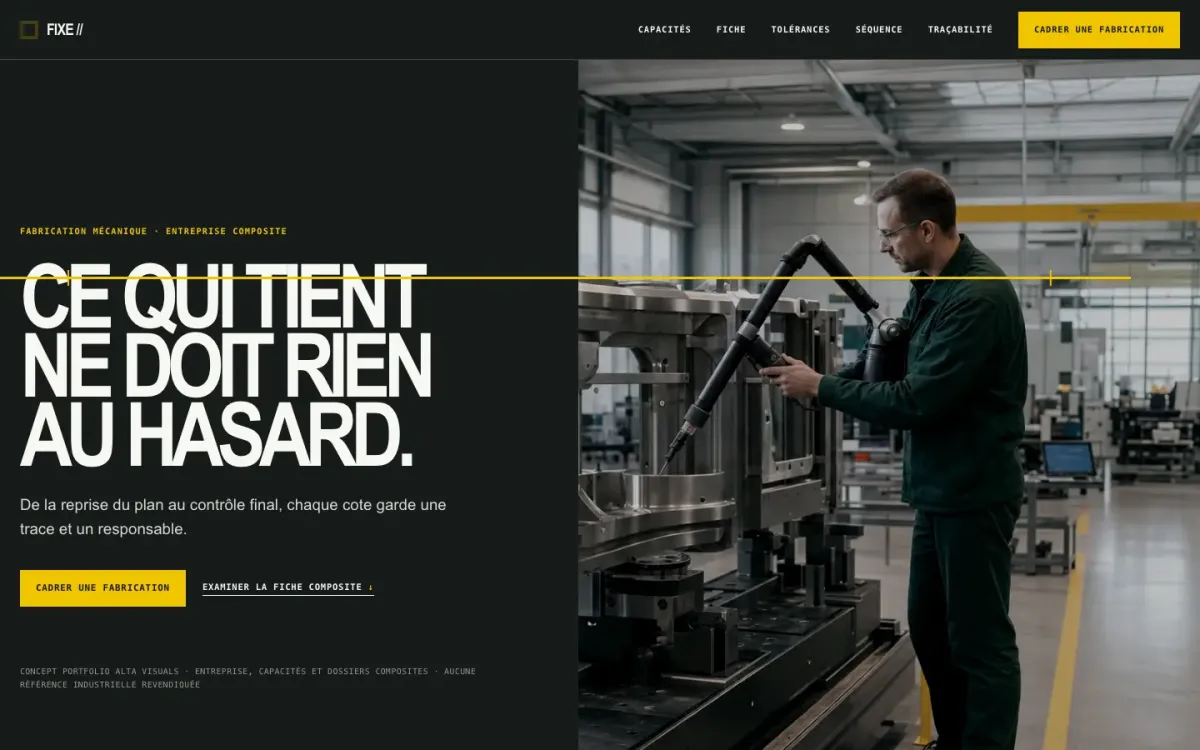 Concept FIXE pour industrie
